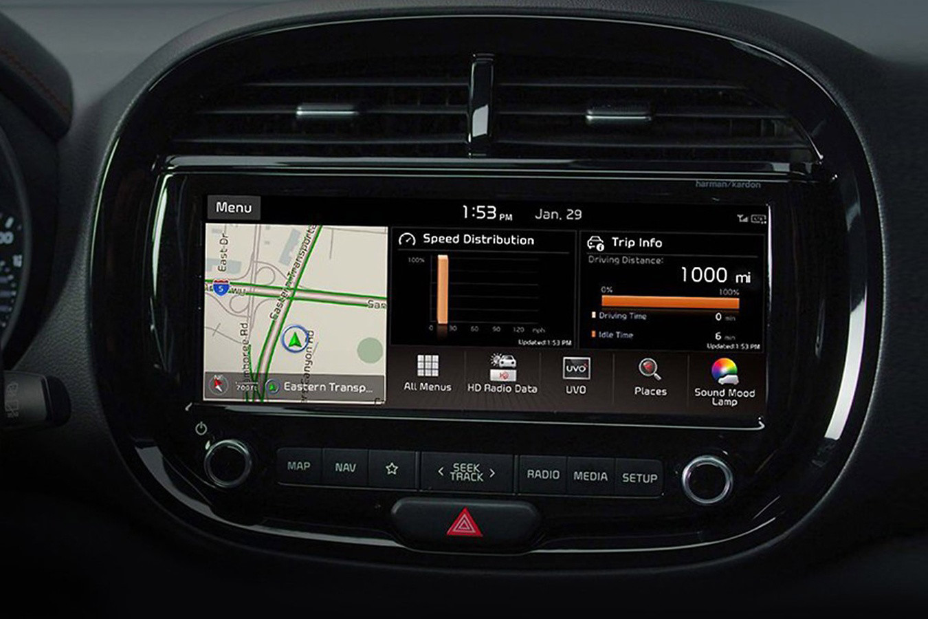 2020 Kia Soul Touchscreen Display