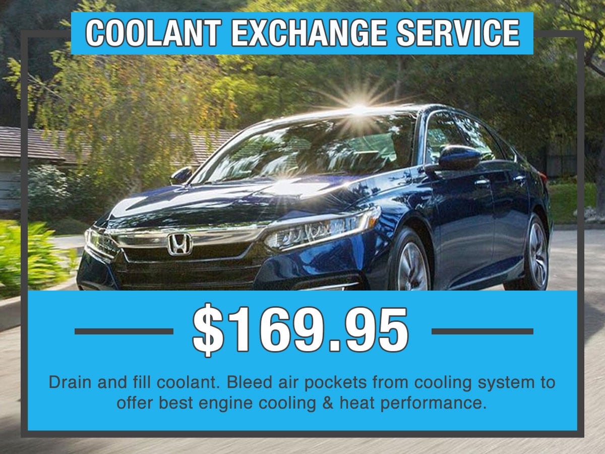 Coolant Fluid Exchange Service in Elgin, IL  McGrath Honda