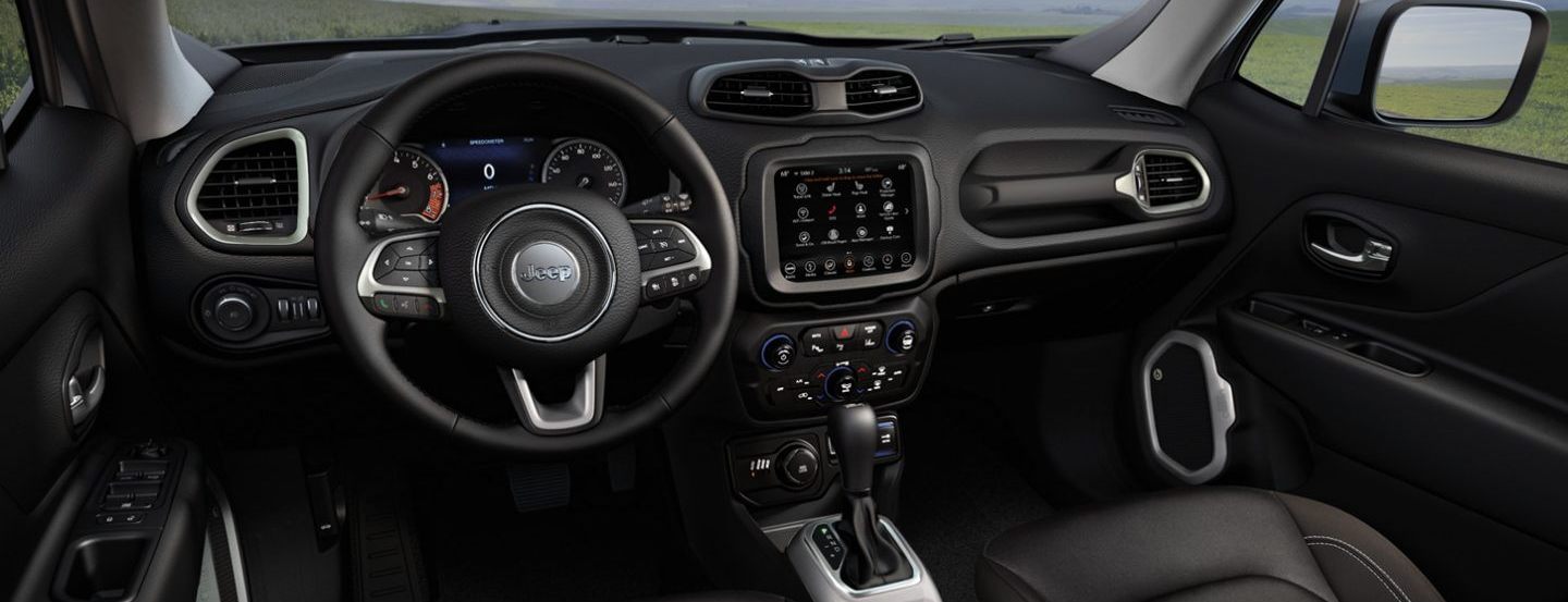 Dashboard in the 2020 Renegade