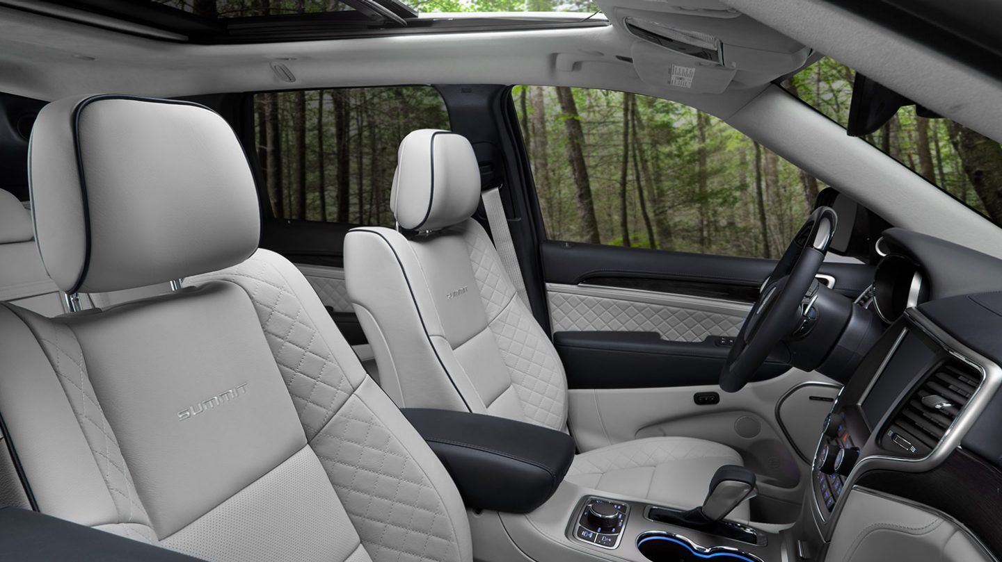 First Row of the 2020 Grand Cherokee