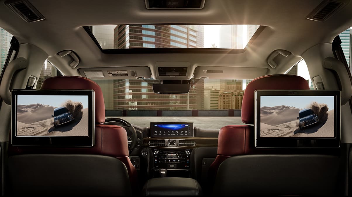 Rear Entertainment System in the 2020 Lexus LX 570