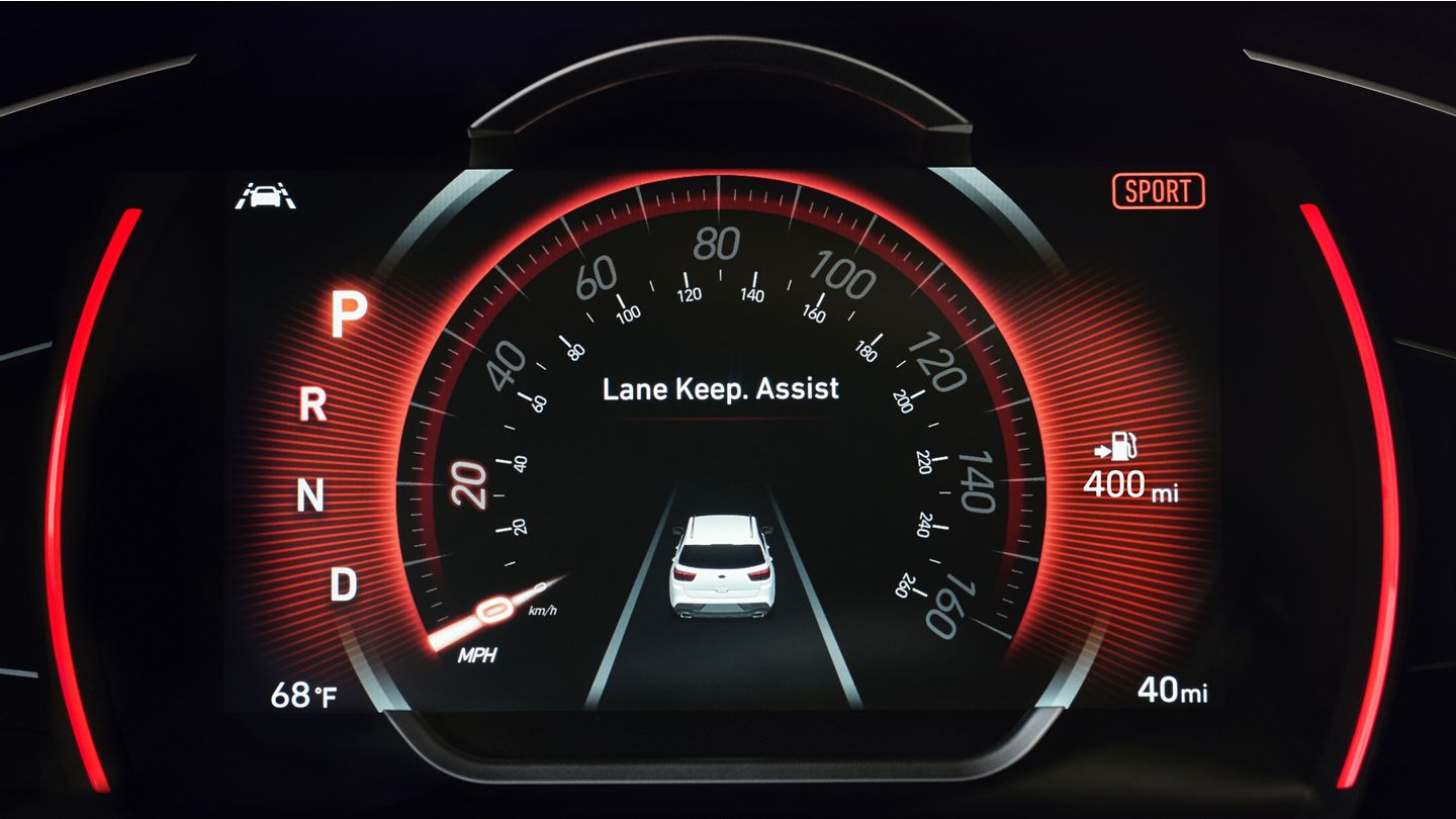 2020 Santa Fe Instrument Cluster