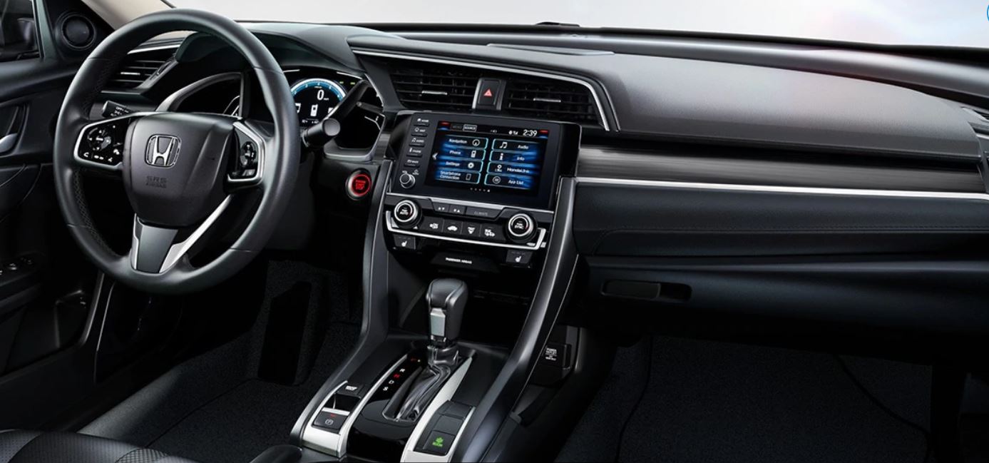 Interior of the 2020 Honda Civic Interior of the 2020 Honda Civic
