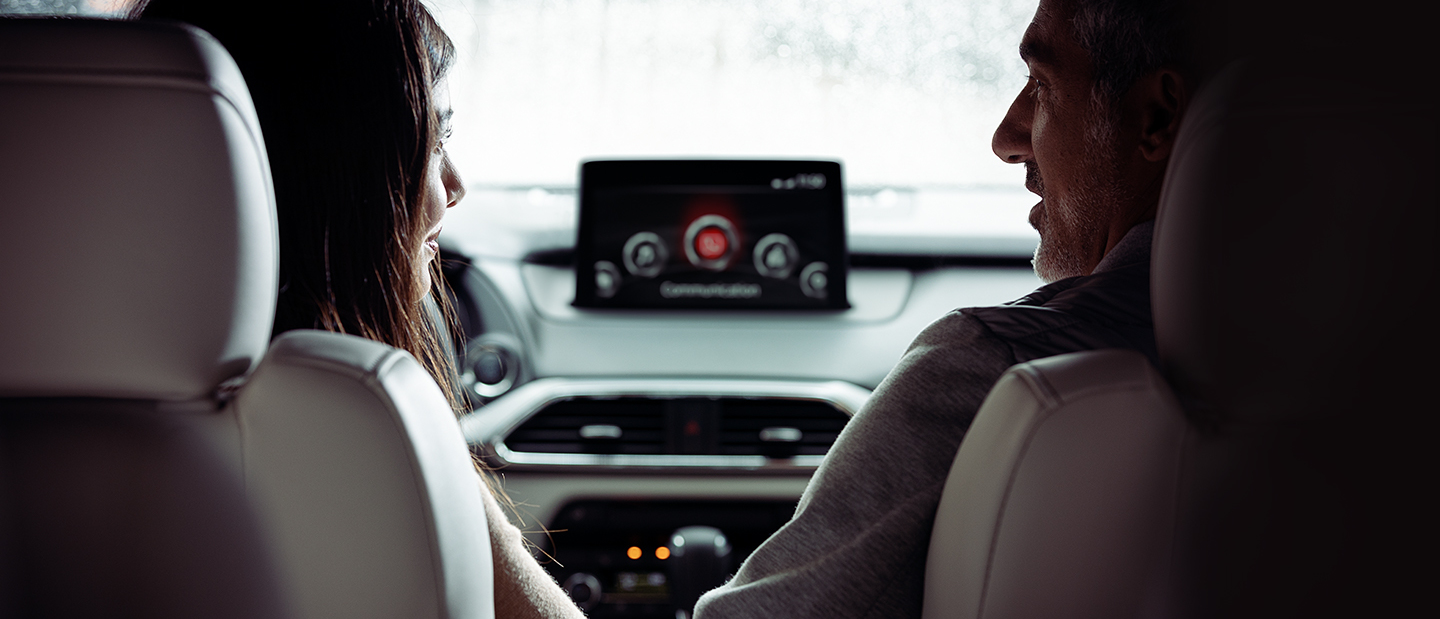 Interior of the 2020 MAZDA CX-9