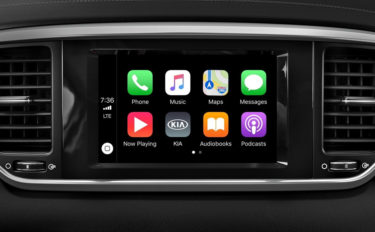 Apple CarPlay™ in the 2020 Sportage