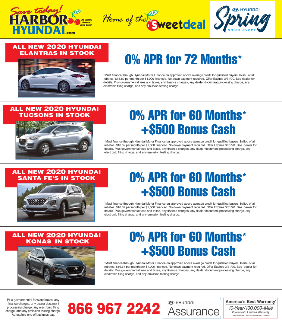 Harbor Hyundai Specials Long Beach Hyundai Sale Harbor Hyundai