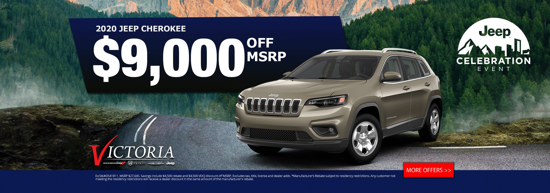 New Car Specials Sales on New CDJR Victoria Dodge Chrysler Jeep Ram