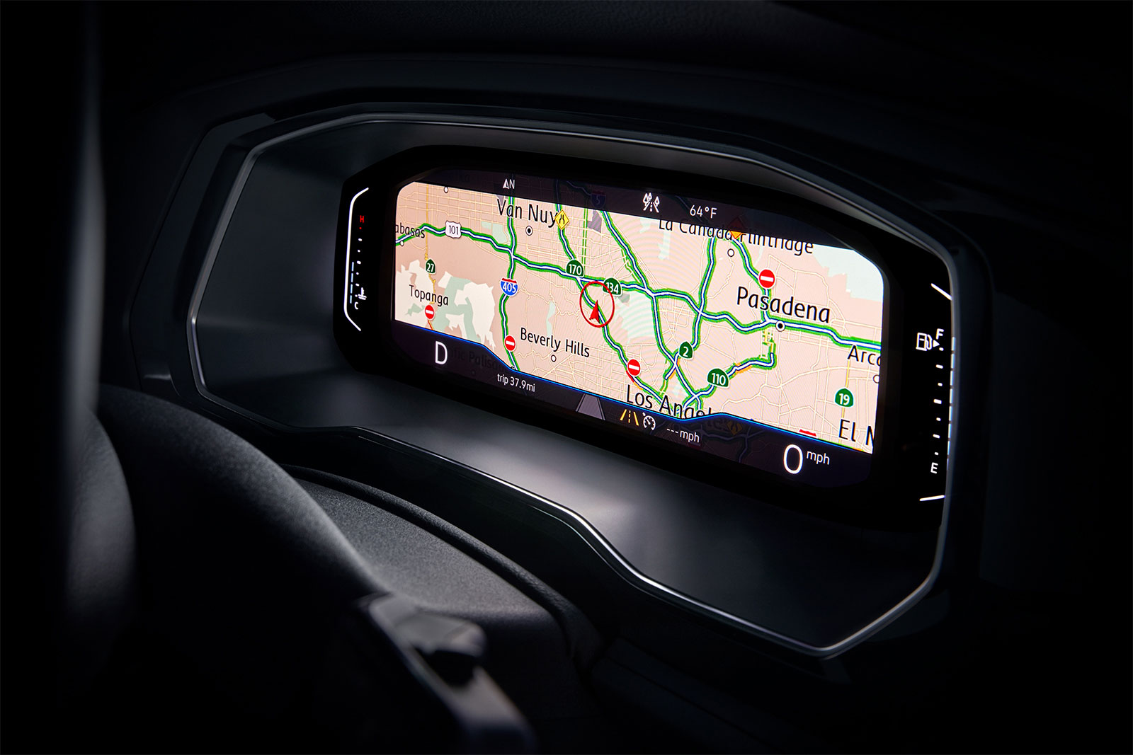 Navigation in the 2020 Jetta