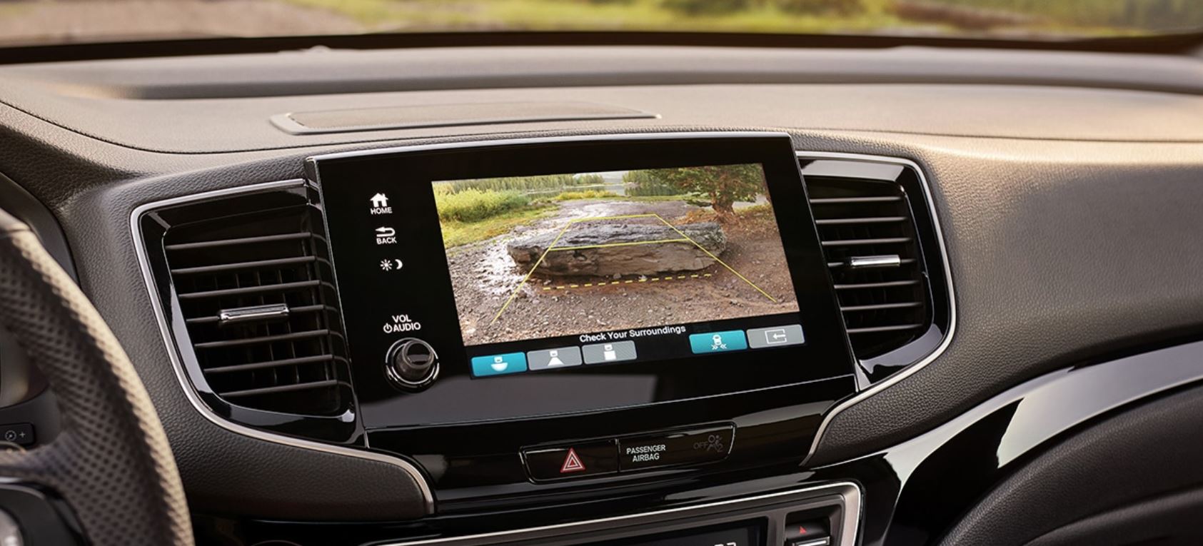 Touchscreen in the 2020 Passport