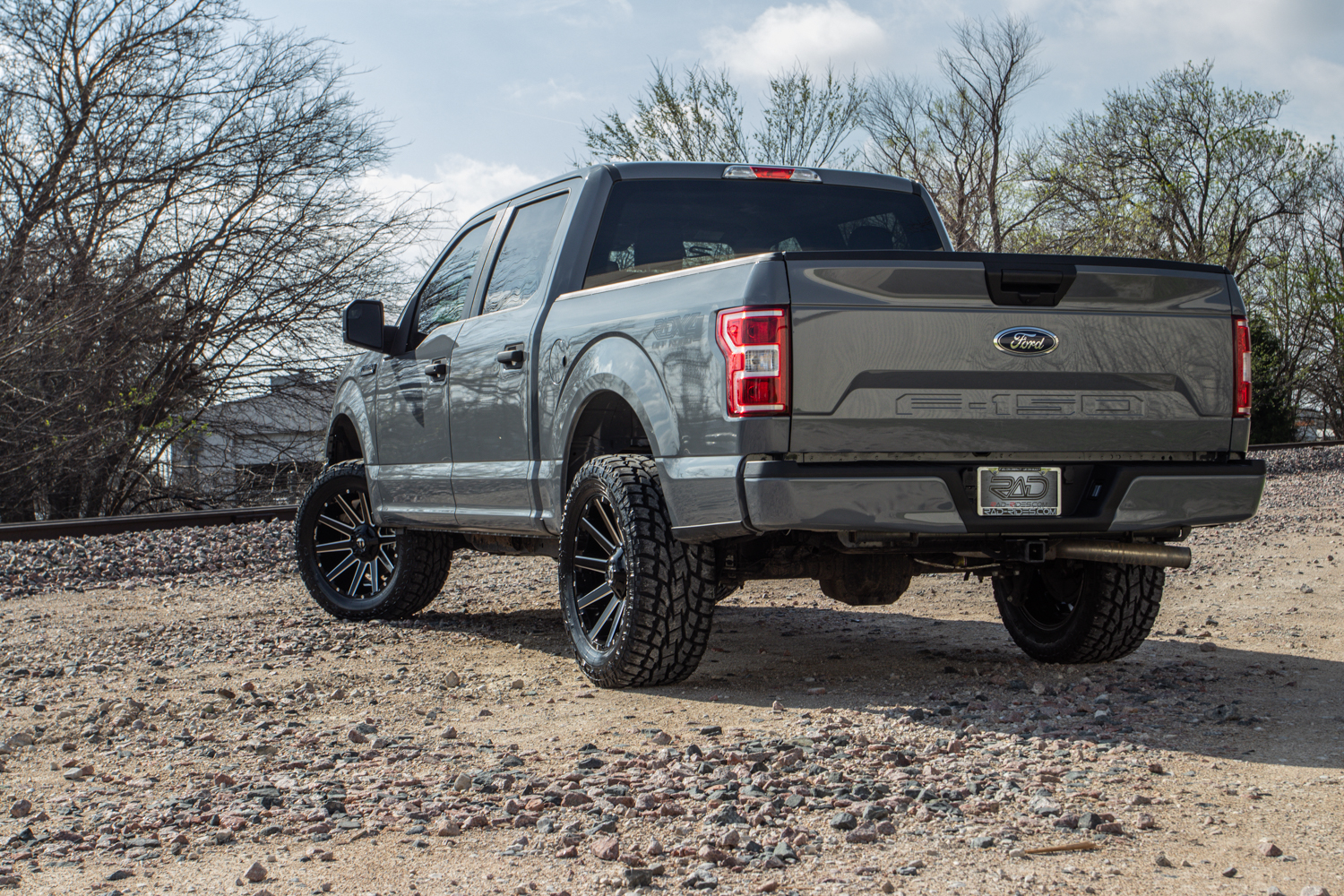 2020 Ford F-150 Lead Foot Gray with RADX4 Stage 1 Lift Level Kit