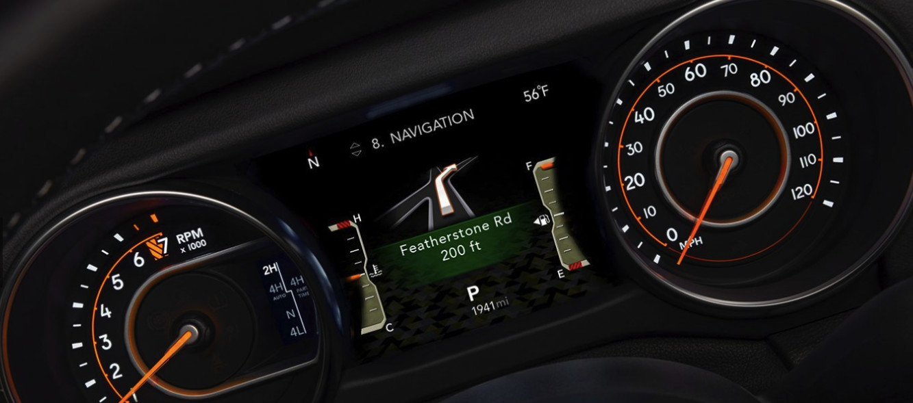 View Important Vehicle Information in the 2020 Jeep Wrangler As You Cruise! View Important Vehicle Information in the 2020 Jeep Wrangler As You Cruise!