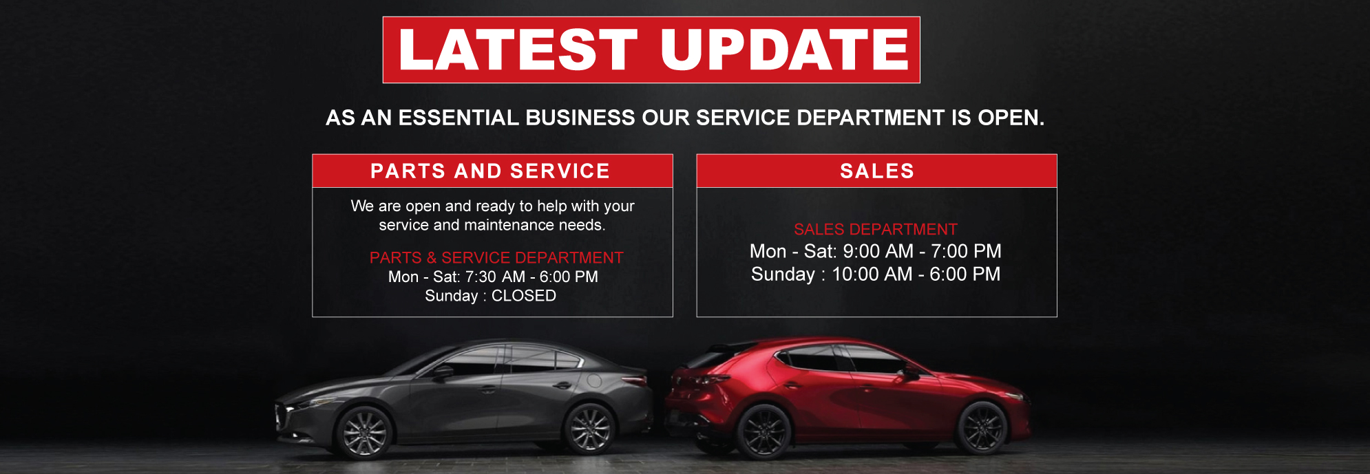 Latest Update South Mazda
