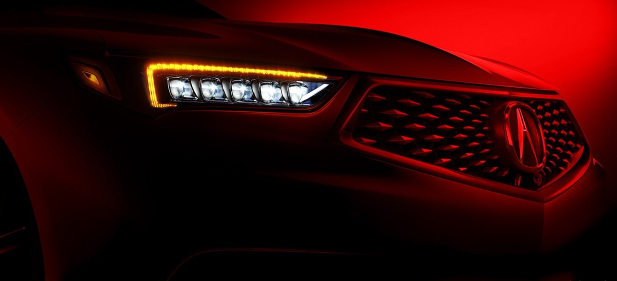 Front Grille of the 2020 Acura TLX