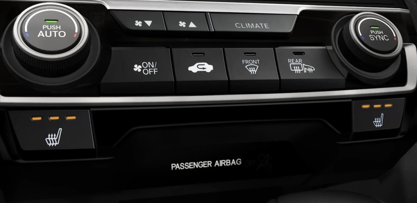 Climate Controls in the 2020 Honda Civic Climate Controls in the 2020 Honda Civic