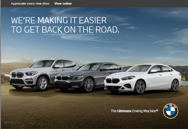 Back On the Road Offer - BMW of College Station