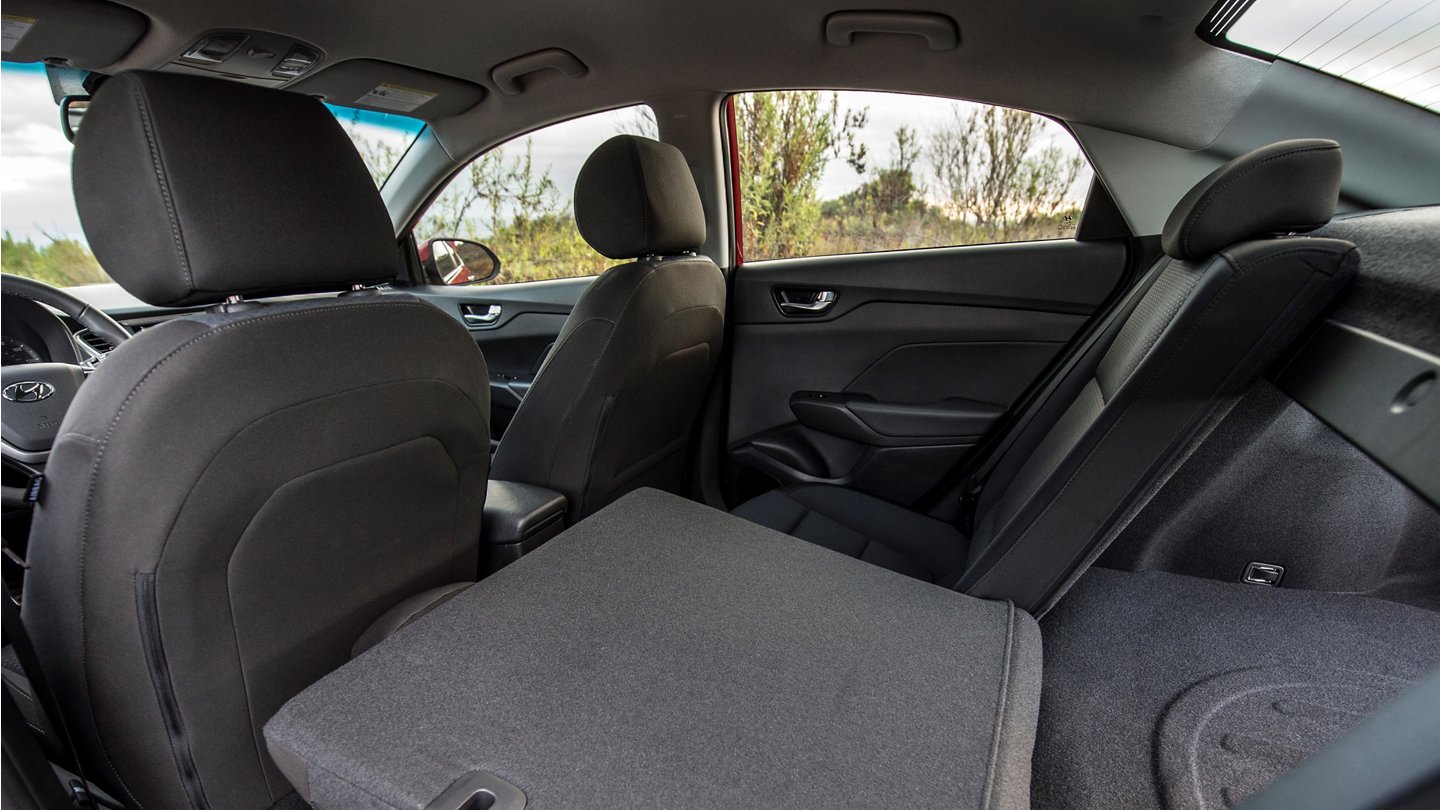 2020 Accent Cargo Space