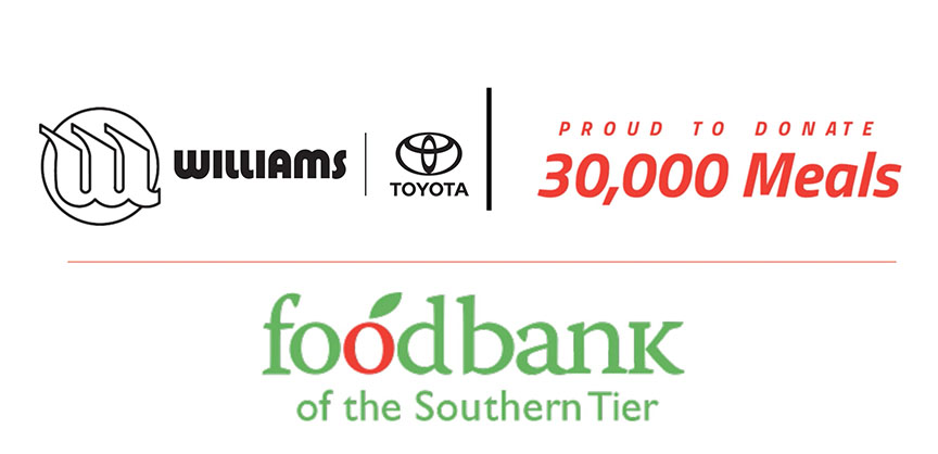 Proud to donate 30000 meals to foodbank of the Southern Tier