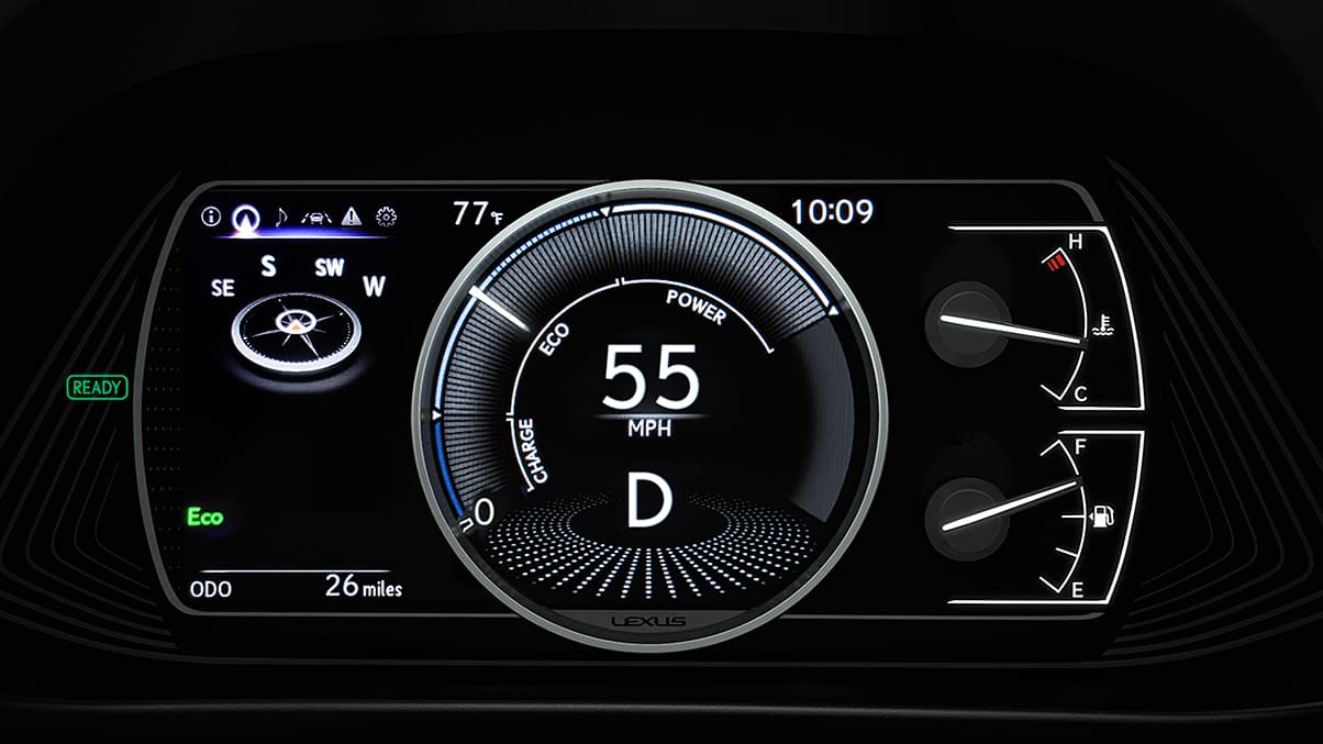 Digital Display in the 2020 UX 250h