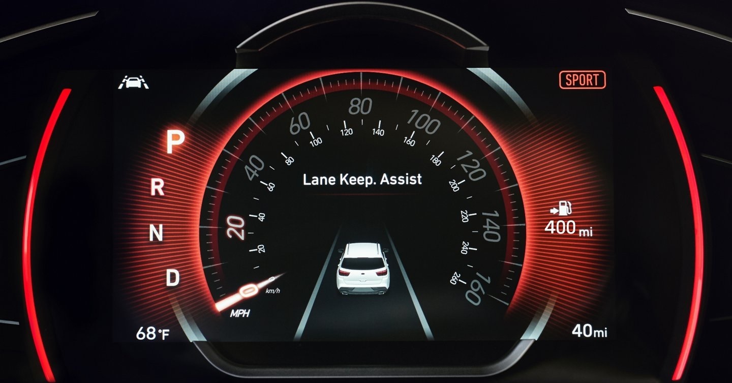 2020 Hyundai Santa Fe Information Display