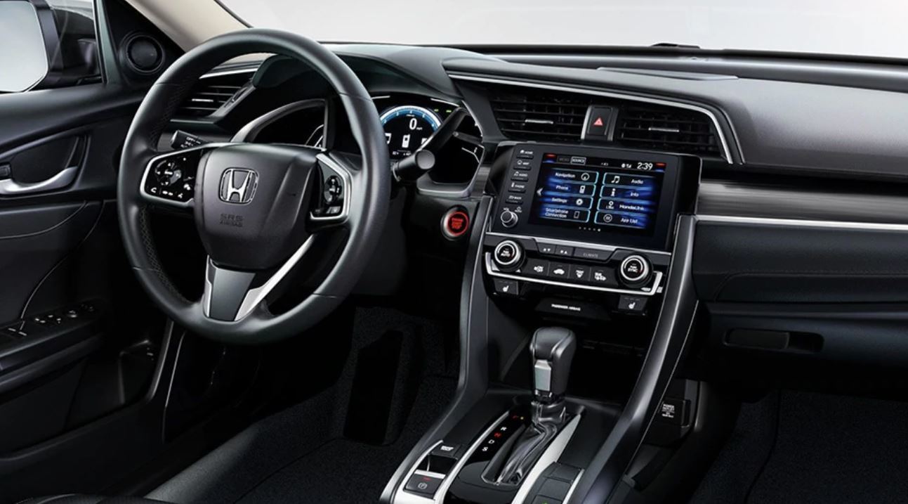 Interior of the 2020 Civic