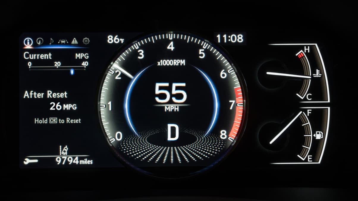 2020 Lexus ES 350 Instrument Cluster 