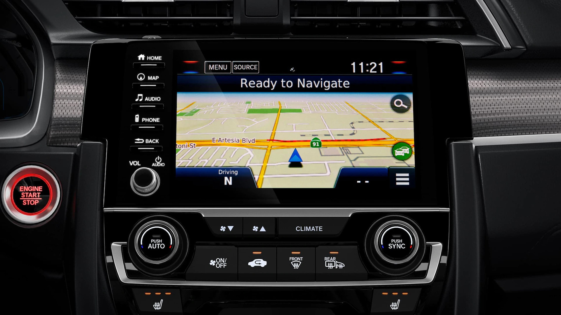 2020 Civic Navigation