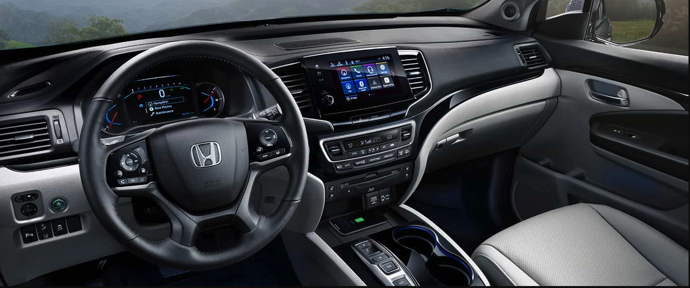 Interior of the 2020 Honda Pilot