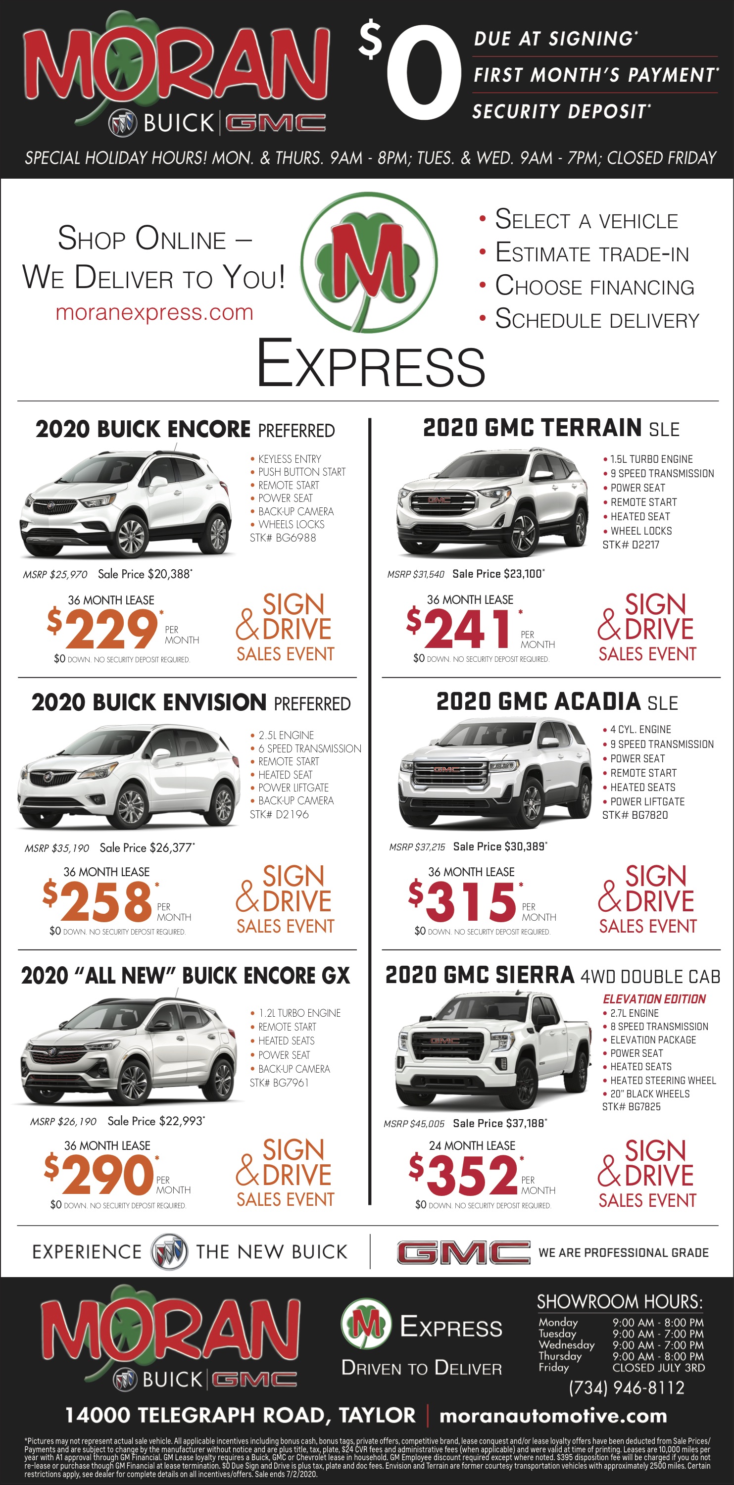 Taylor Buick GMC New Ad Moran Automotive