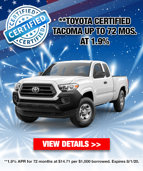 PreOwned Vehicle Specials Dan Deery Toyota
