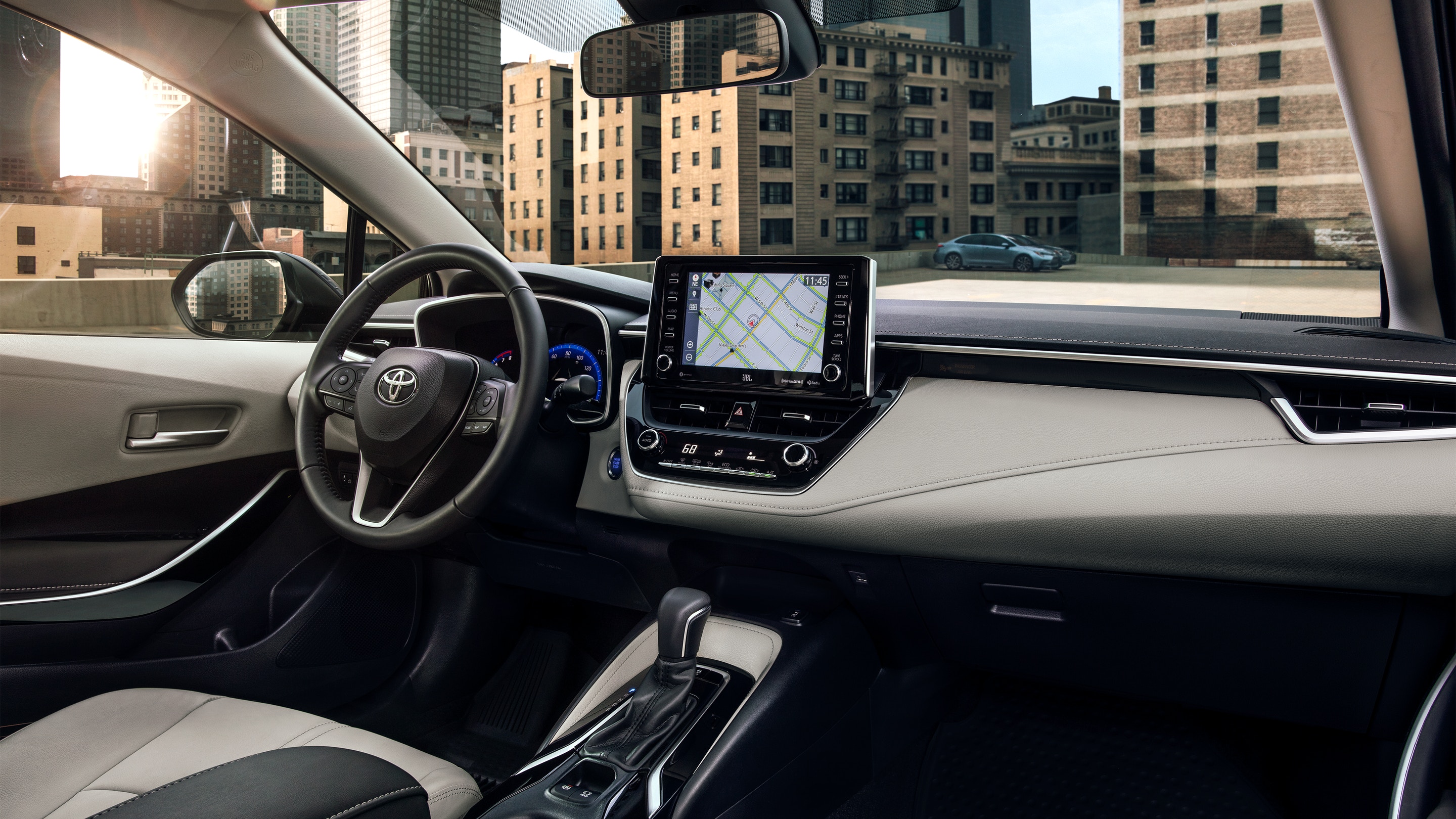 Interior of the 2021 Corolla Interior of the 2021 Corolla