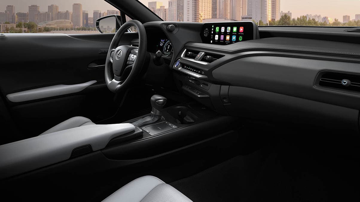 Interior of the 2020 Lexus UX 250h