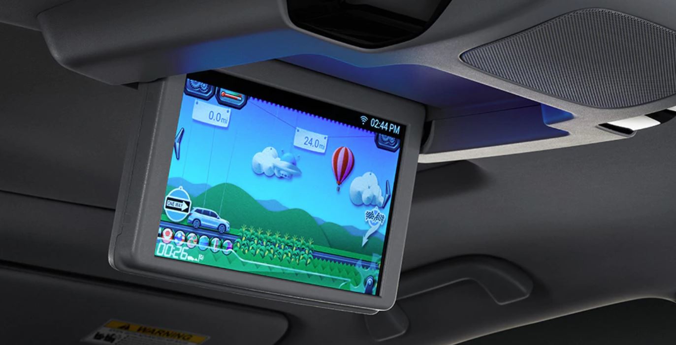 Rear Seat Entertainment in the 2021 Pilot