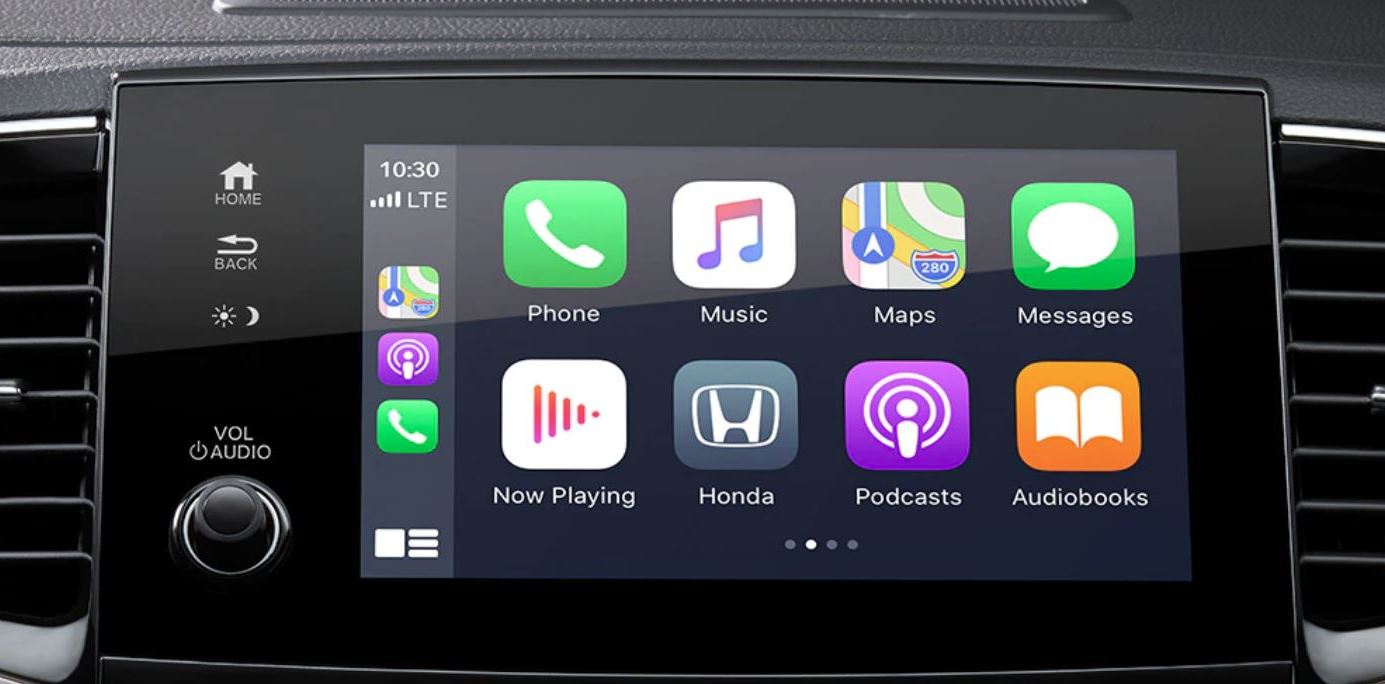 Touchscreen in the 2021 Pilot