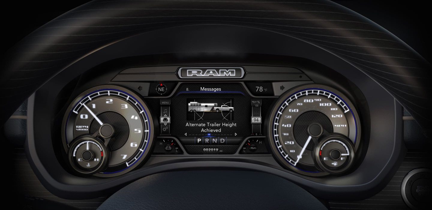 2020 Ram 2500 Gauge Cluster