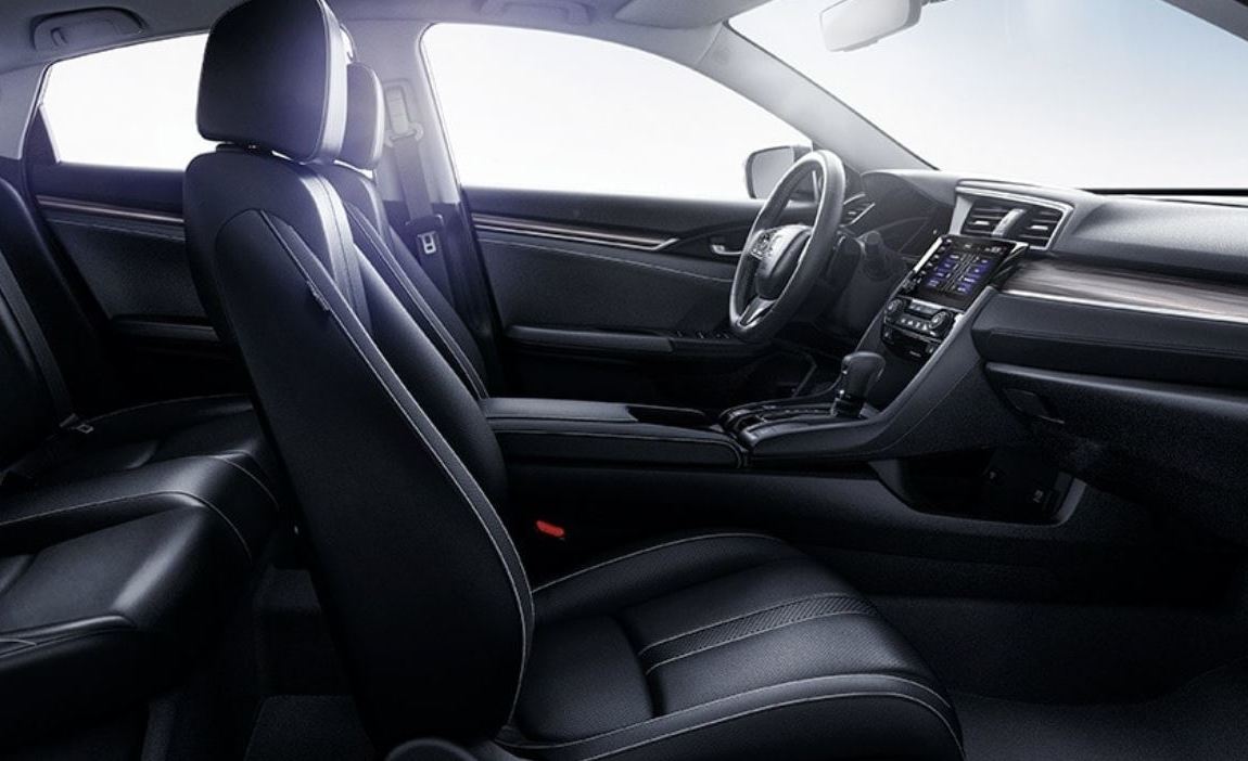Interior of the 2020 Honda Civic