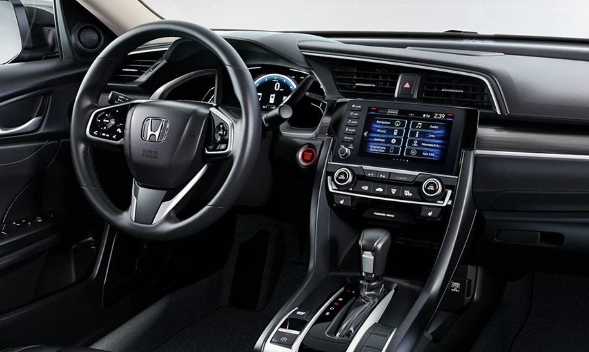 Interior of the 2020 Civic