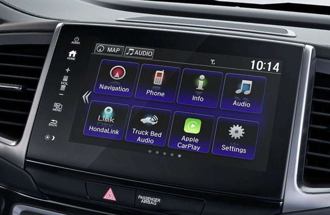 Touchscreen in the 2020 Ridgeline
