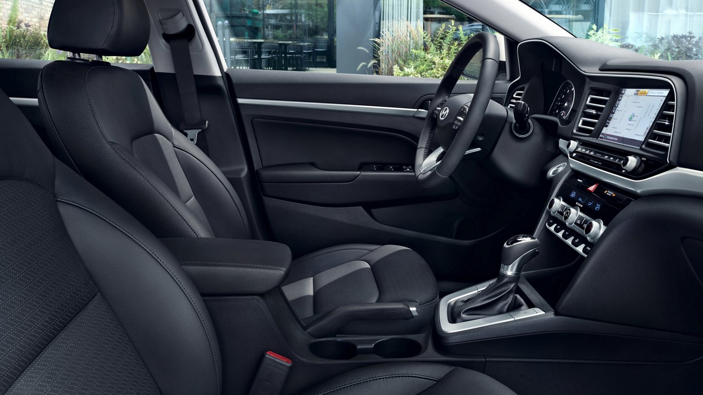 Interior of the 2020 Hyundai Elantra