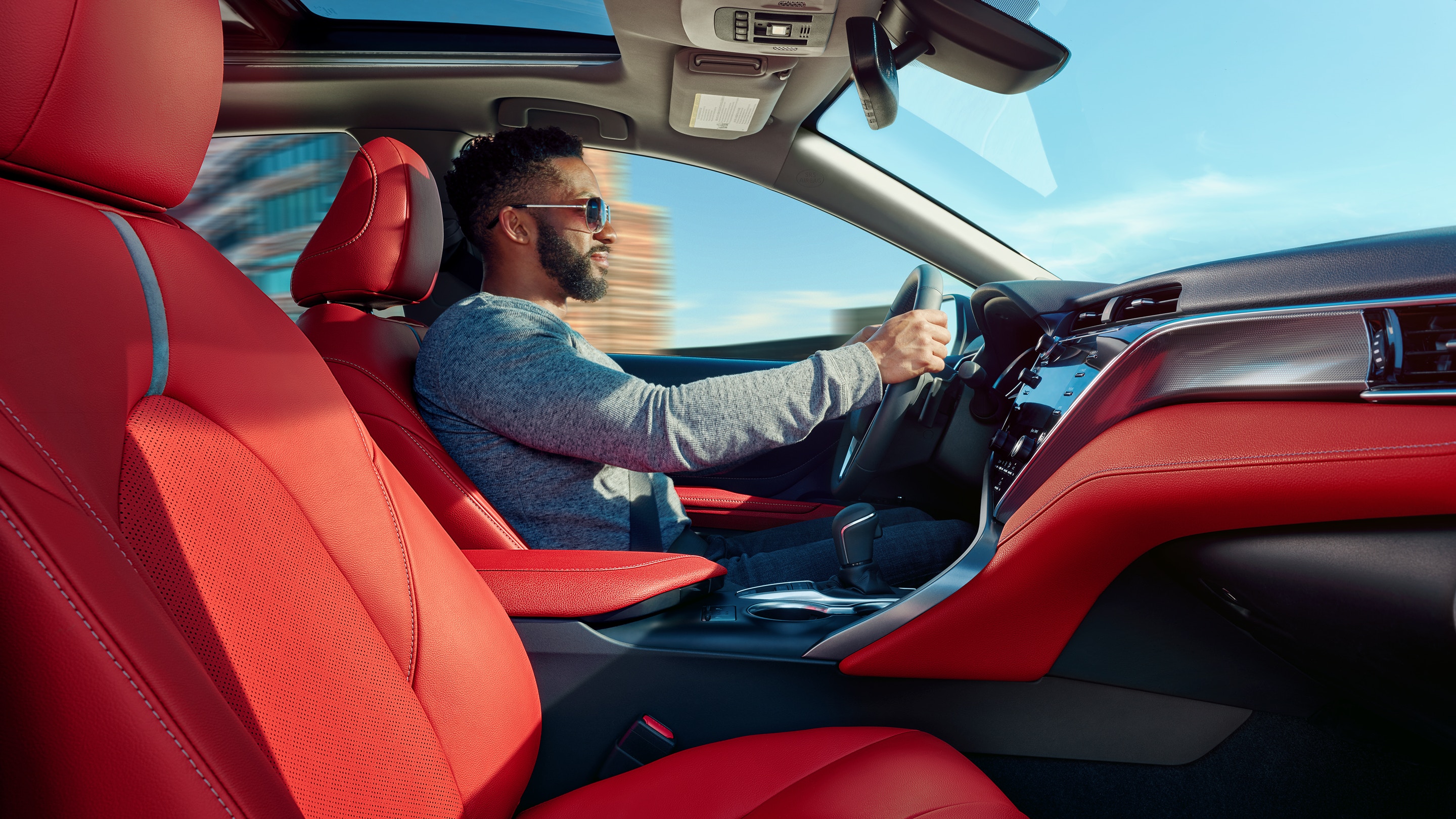 Interior of the 2020 Toyota Camry
