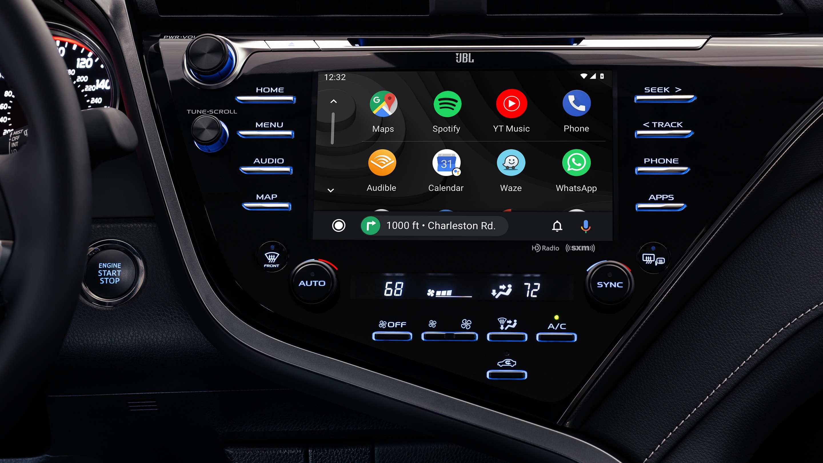 Infotainment Center in the 2020 Toyota Camry