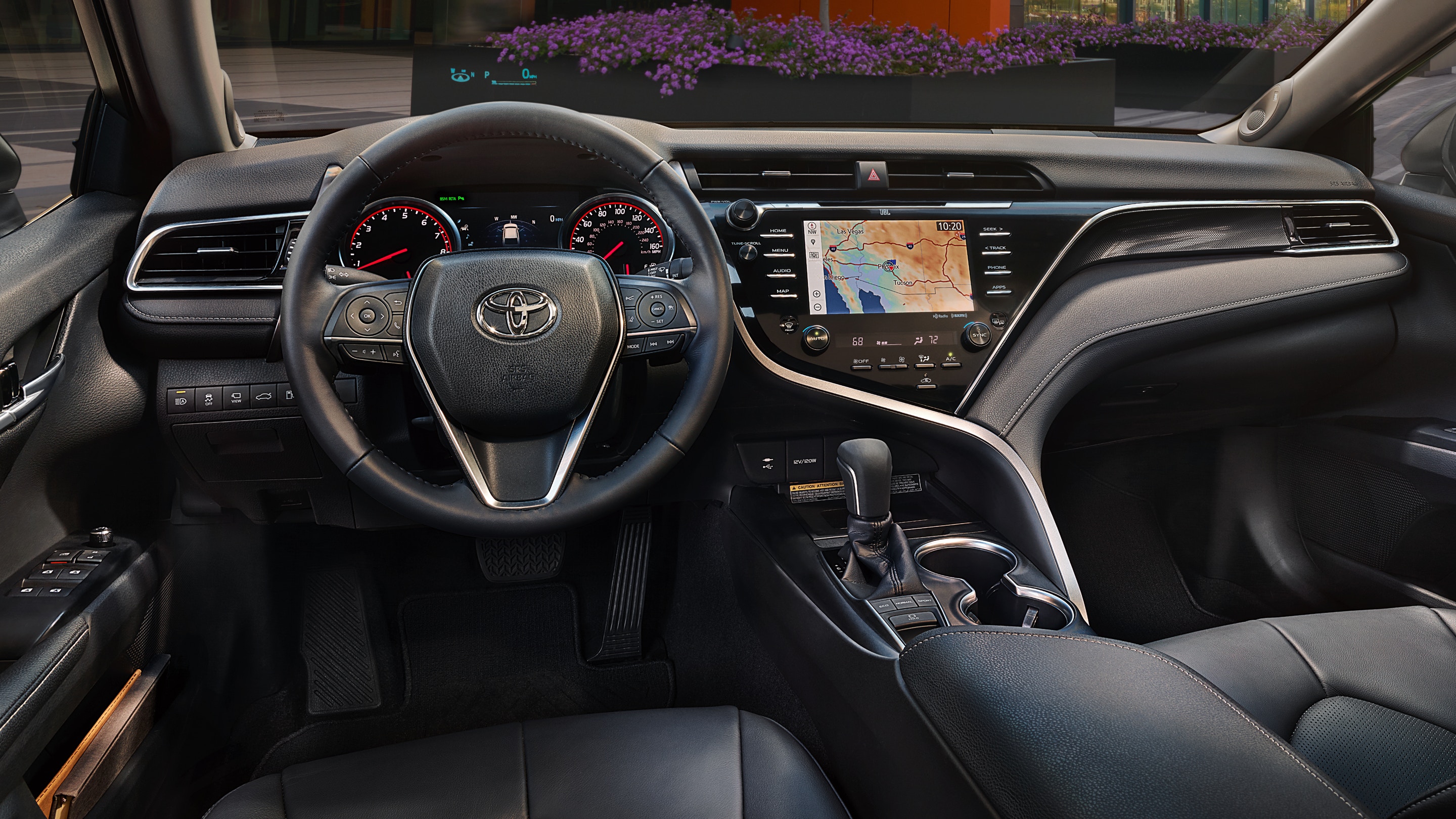 Interior of the 2020 Toyota Camry