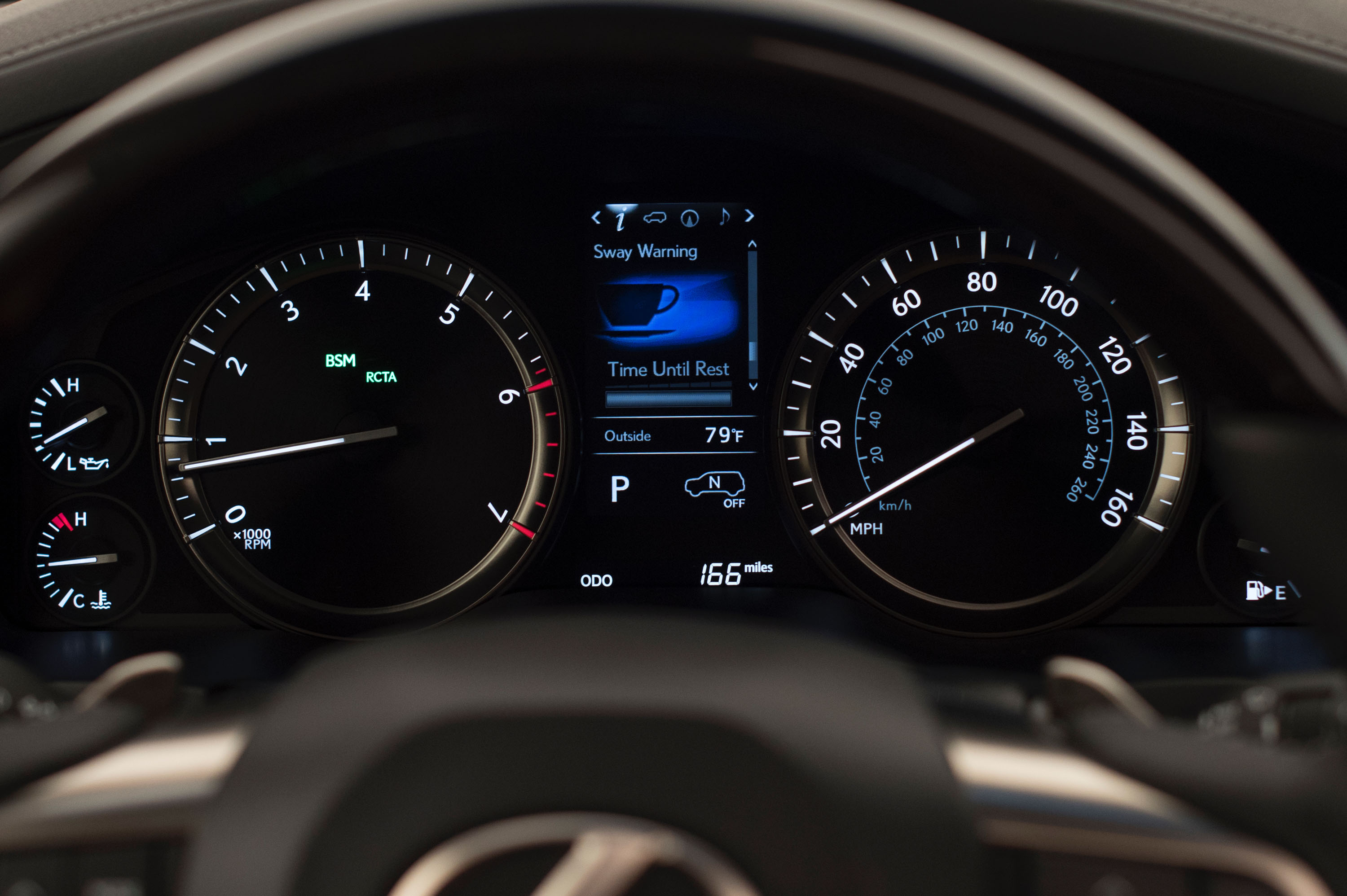 Safety Alerts in the 2020 LX 570