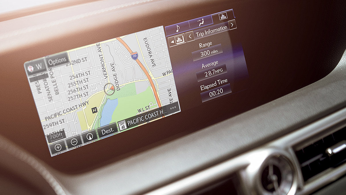 Navigation in the 2020 Lexus GS 350