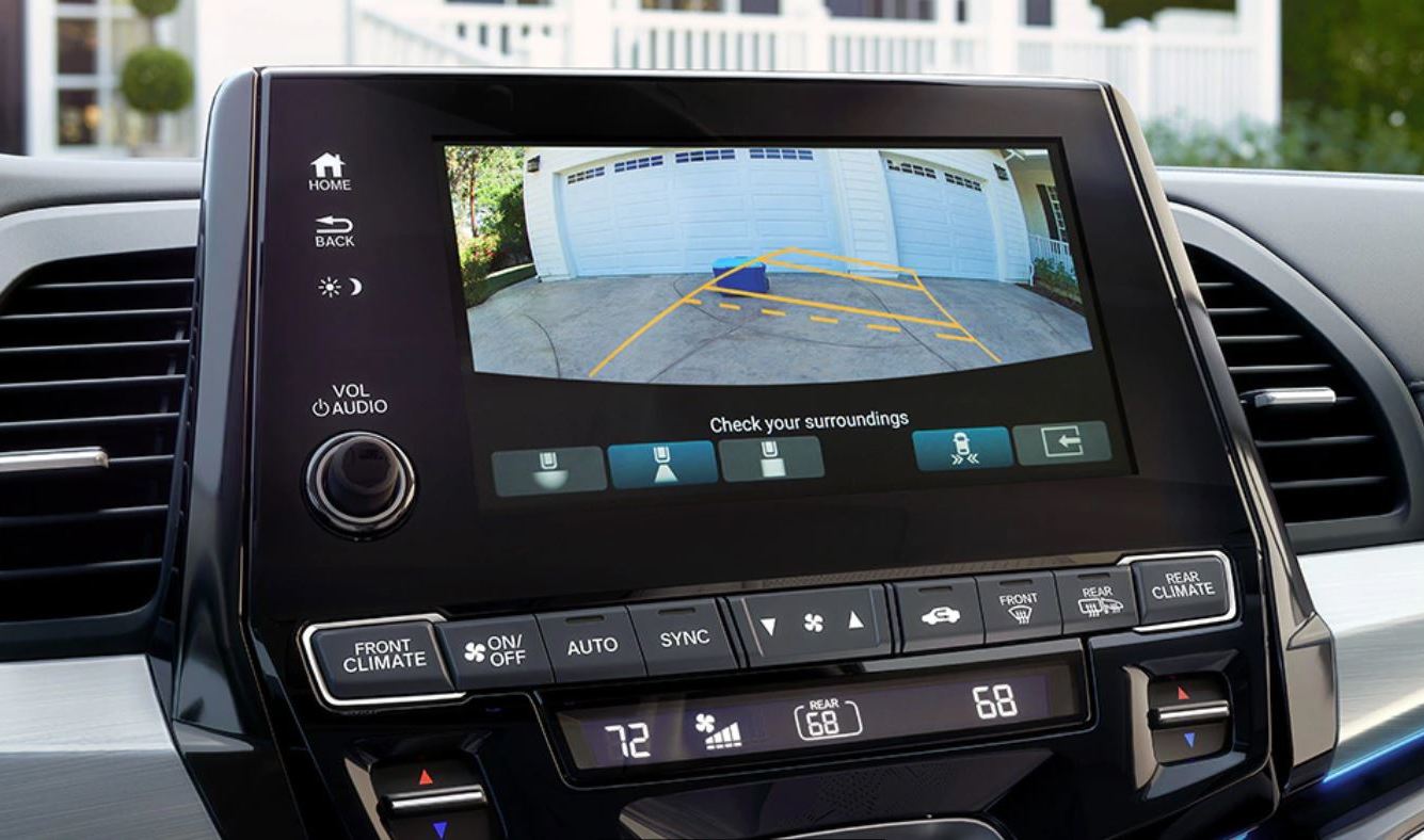 Rear View Camera in the 2021 Odyssey
