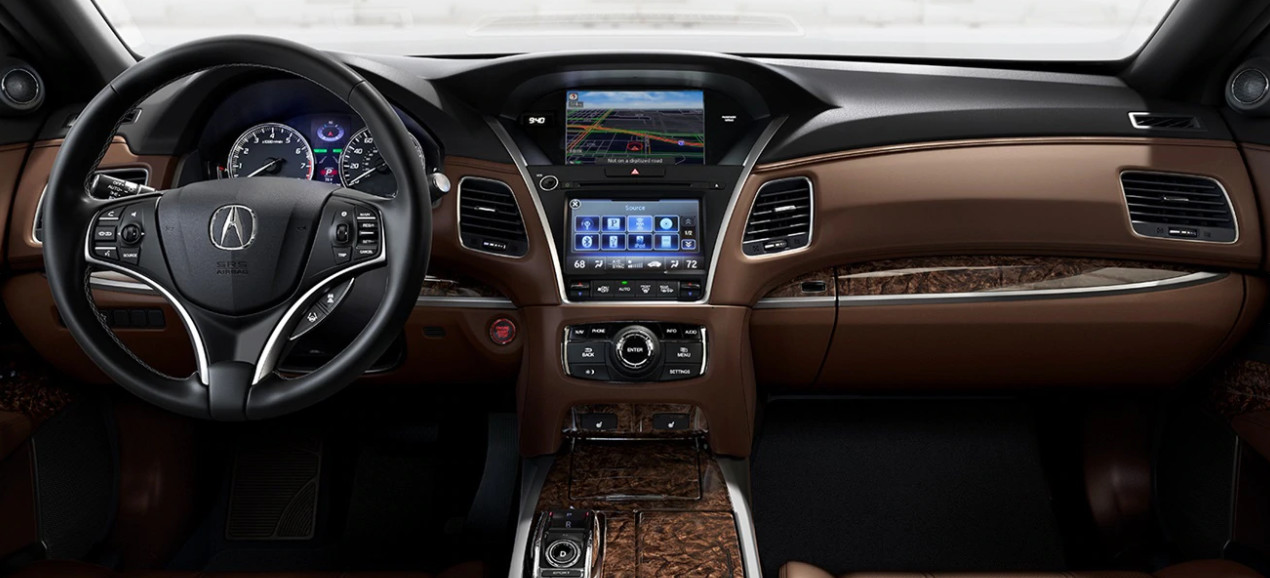 Interior of the 2020 Acura RLX