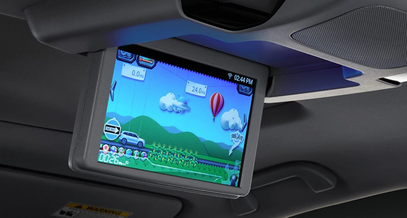 Rear Seat Entertainment in the 2021 Pilot