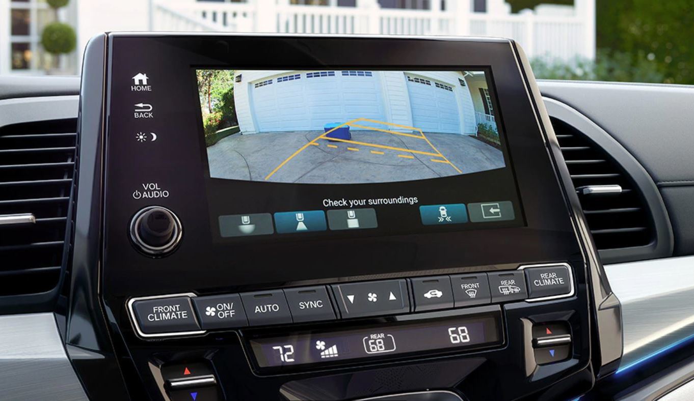 Rear View Camera in the 2021 Odyssey