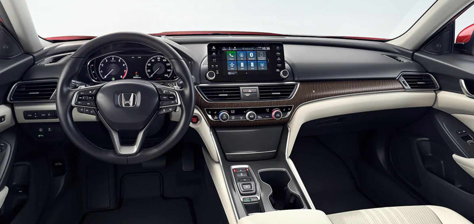 Interior of the 2020 Accord