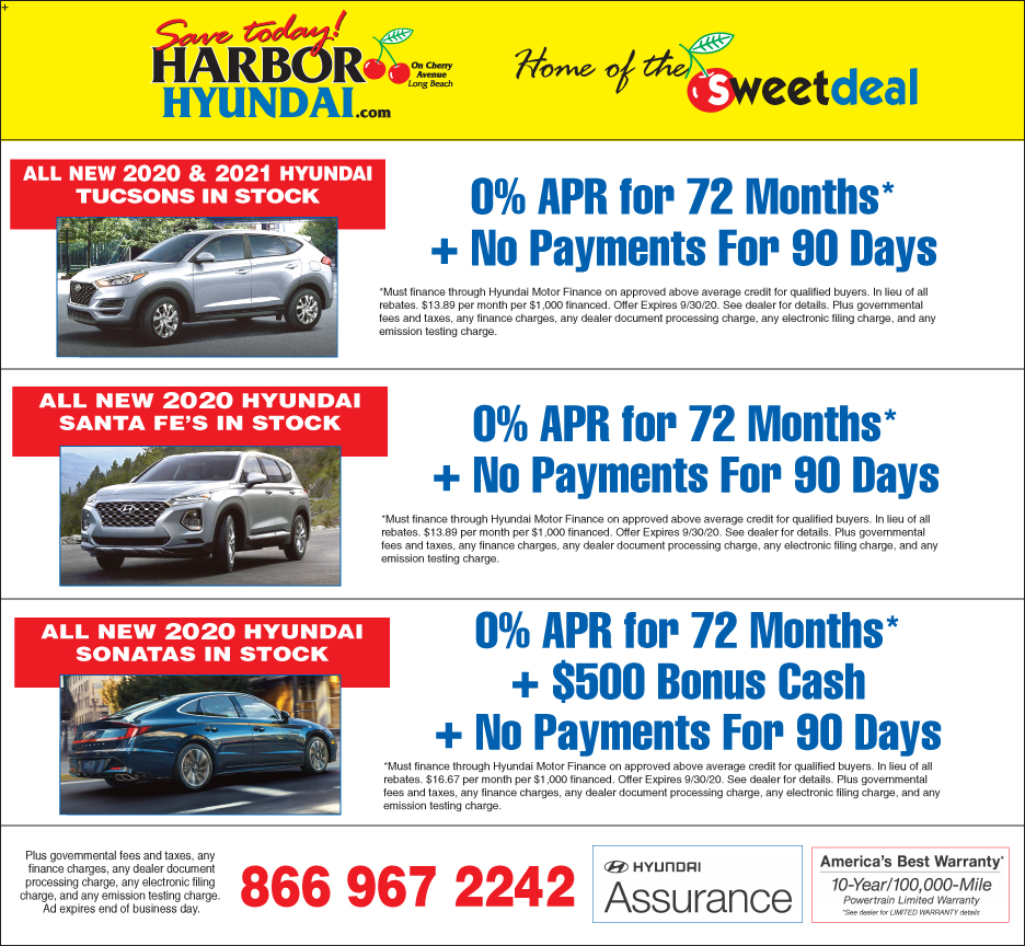 Harbor Hyundai Specials Long Beach | Hyundai Sale| Harbor Hyundai ...