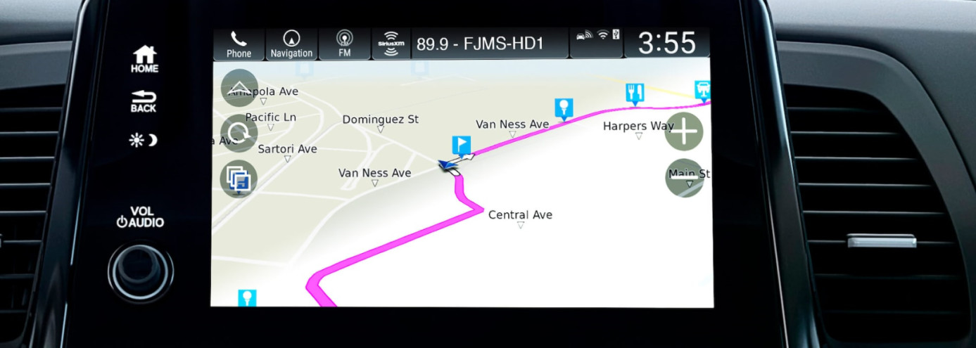 Navigation in the 2021 Honda Odyssey